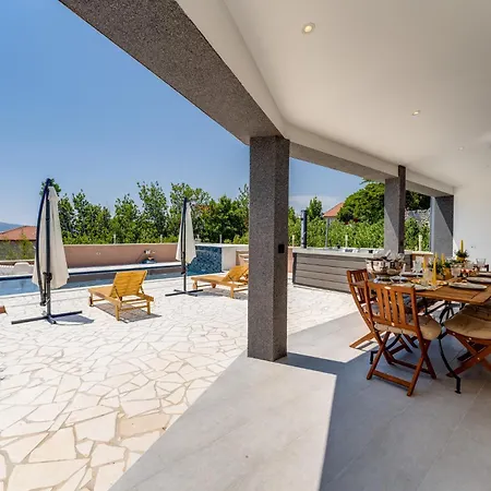 With Heated Pool, Jacuzzi, Near - By Traveler Tourist Agency Krk - Id 2682 *