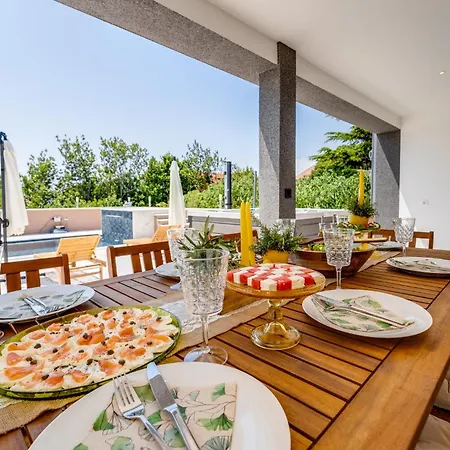 With Heated Pool, Jacuzzi, Near - By Traveler Tourist Agency Krk - Id 2682 Apartment *