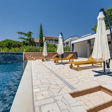 With Heated Pool, Jacuzzi, Near - By Traveler Tourist Agency Krk - Id 2682 Apartment Novi Vinodolski
