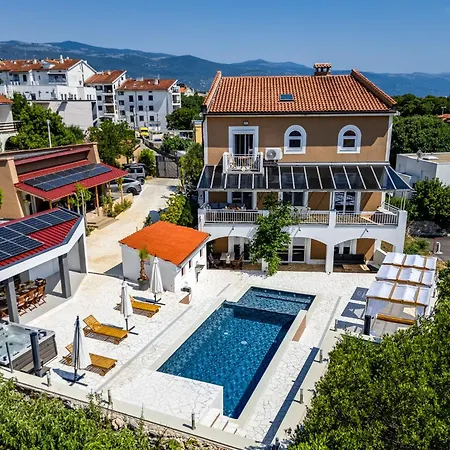 With Heated Pool, Jacuzzi, Near - By Traveler Tourist Agency Krk - Id 2682 Apartment Novi Vinodolski