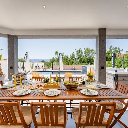 With Heated Pool, Jacuzzi, Near - By Traveler Tourist Agency Krk - Id 2682 *
